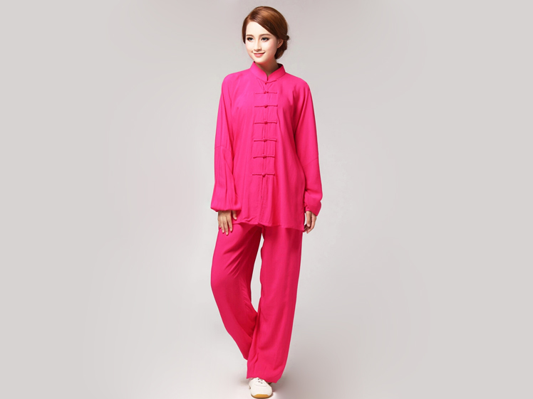 Tai Chi Clothing Long-sleeve Casual Style Linen Suit